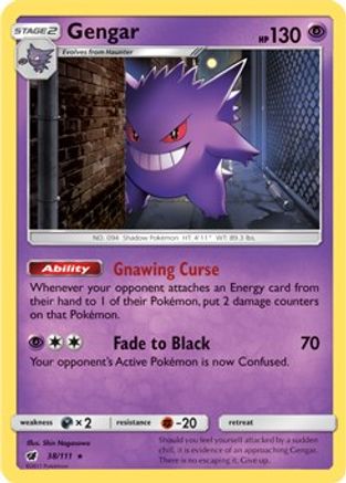 Gengar (Prerelease Kit Exclusive) 038/111  - Rare