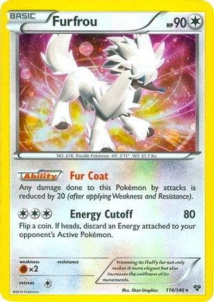 Furfrou - 114/146 (Cosmos Holo)/146  - Holofoil - Promo