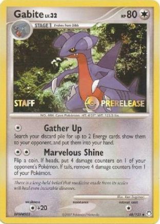Gabite - 48/123 (Prerelease) [Staff]/124  - Promo