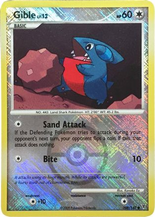 Gible (106/147) (Promo du Championnat) [Platine : Vainqueurs Suprêmes] 