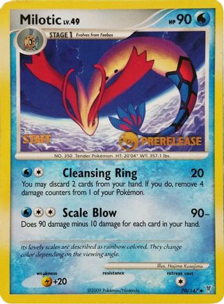 Milotic - 70/147 (Prerelease) [Staff]/147  - Promo