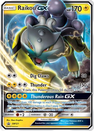 Raikou GX SM121  - Holofoil - Promo