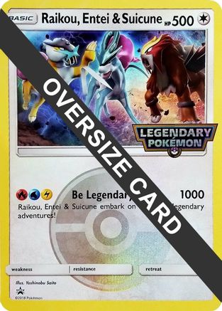 Raikou, Entei & Suicune  - Holofoil - Promo