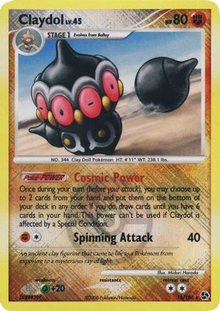 Claydol (League Promo) 015/106  - Reverse Holofoil - Promo