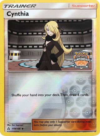 Cynthia (119/156) (Promo du championnat régional) [Soleil et Lune : Ultra Prisme] 