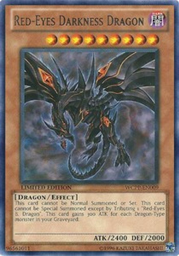 Red-Eyes Darkness Dragon (WCPP-EN009) - Rare