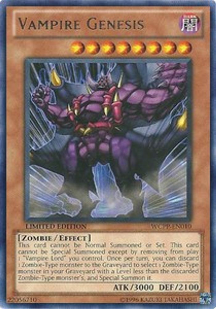 Vampire Genesis (WCPP-EN010) - Rare