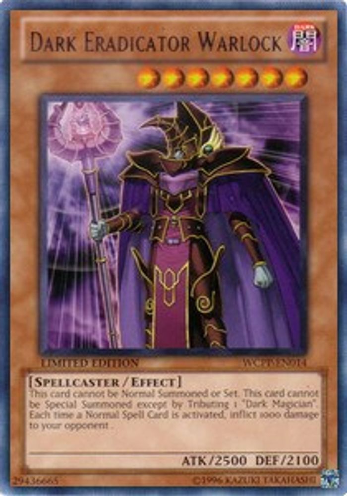 Dark Eradicator Warlock (WCPP-EN014) - Rare