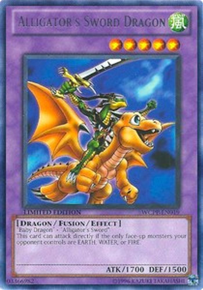 Alligator's Sword Dragon (WCPP-EN019) - Rare