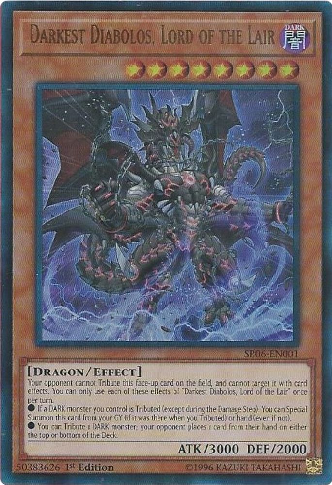 Darkest Diabolos, Lord of the Lair (SR06-EN001) - Ultra Rare