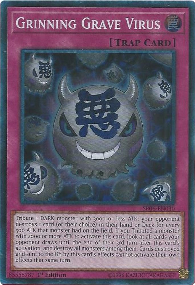 Grinning Grave Virus (SR06-EN030) - Super Rare