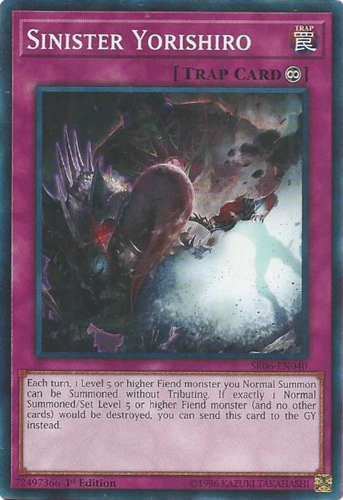 Sinister Yorishiro (SR06-EN040) - Common