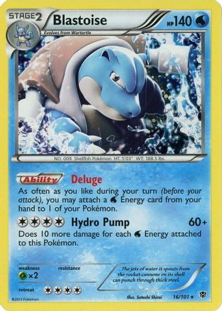 Blastoise - 16/101 (Cosmos Holo)/101  - Holofoil - Promo