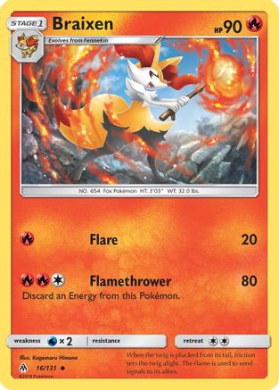 Braixen  - Uncommon
