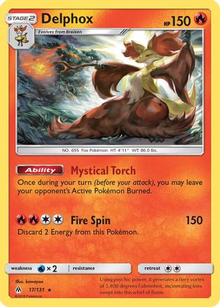Delphox 017  - Holofoil - Holo Rare