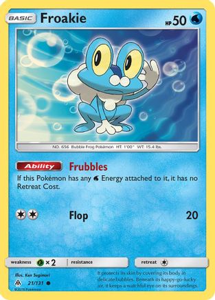 Froakie (21/131) [Soleil et Lune : Lumière interdite] 