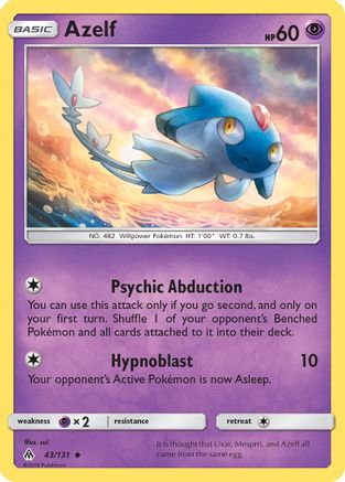 Azelf 043/131  - Uncommon