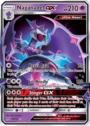 Naganadel GX 056  - Holofoil - Ultra Rare