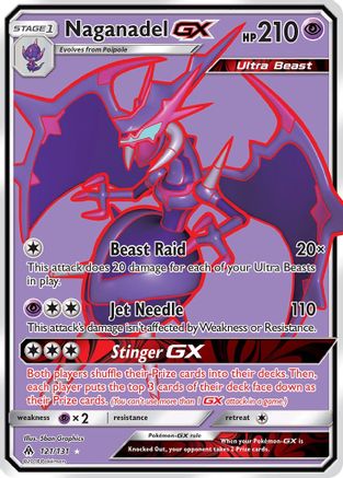 Naganadel GX (Full Art)  - Holofoil - Ultra Rare