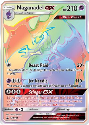 Naganadel GX (Secret)  - Holofoil - Secret Rare