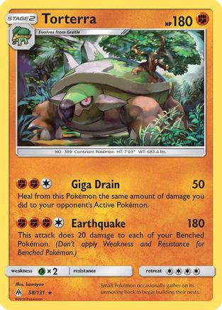 Torterra 058/131  - Rare