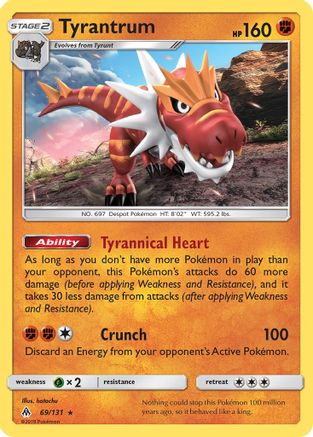Tyrantrum 069  - Holofoil - Holo Rare