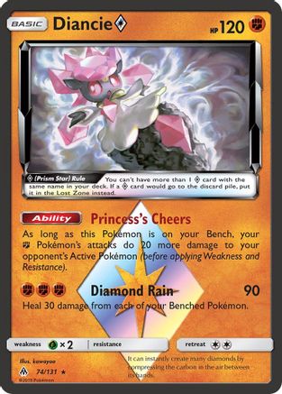 Diancie Prism Star 074  - Holofoil - Prism Rare