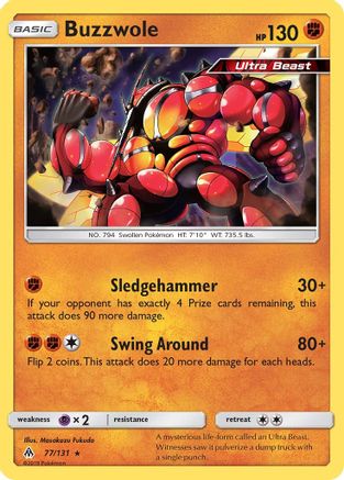 Buzzwole 077  - Rare