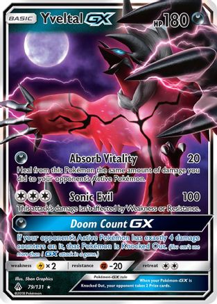 Yveltal GX 079/131  - Holofoil - Ultra Rare