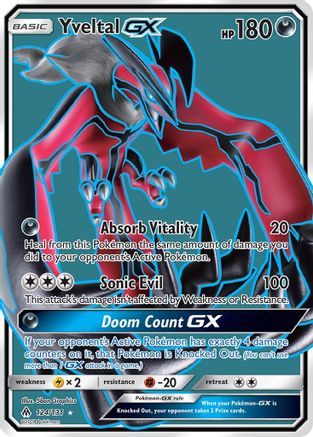 Yveltal GX (Full Art)  - Holofoil - Ultra Rare