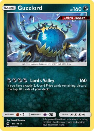 Guzzlord 080/131  - Holofoil - Holo Rare
