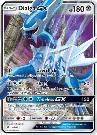Dialga GX 082/131  - Holofoil - Ultra Rare