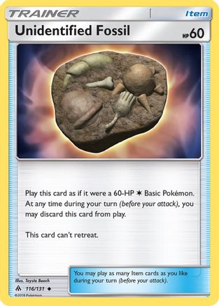 Unidentified Fossil  - Uncommon