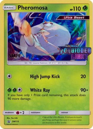 Pheromosa - SM115 (Prerelease) [Staff]  - Holofoil - Promo