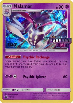 Malamar - SM117 (Prerelease) [Staff]  - Holofoil - Promo