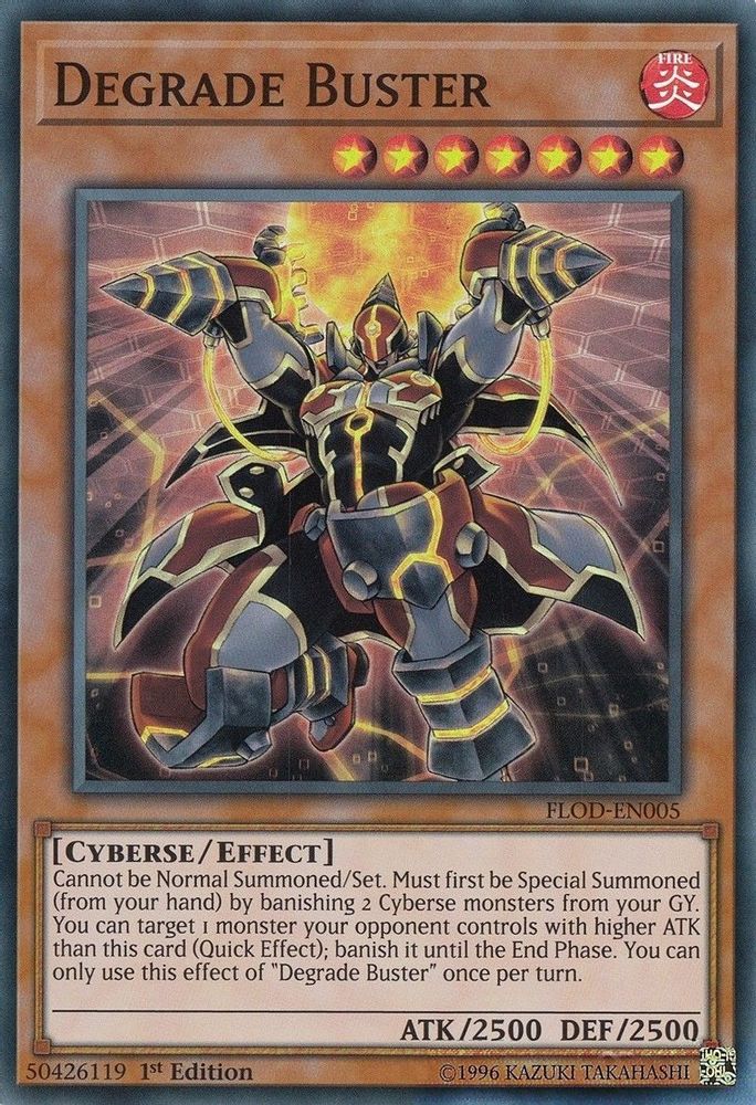 Degrade Buster (FLOD-EN005) - Super Rare