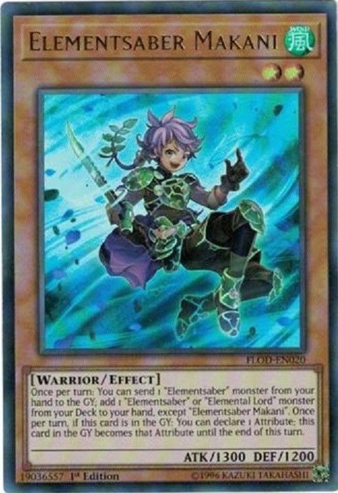 Elementsaber Makani (FLOD-EN020) - Ultra Rare