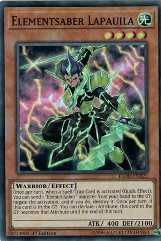 Elementsaber Lapauila (FLOD-EN023) - Super Rare
