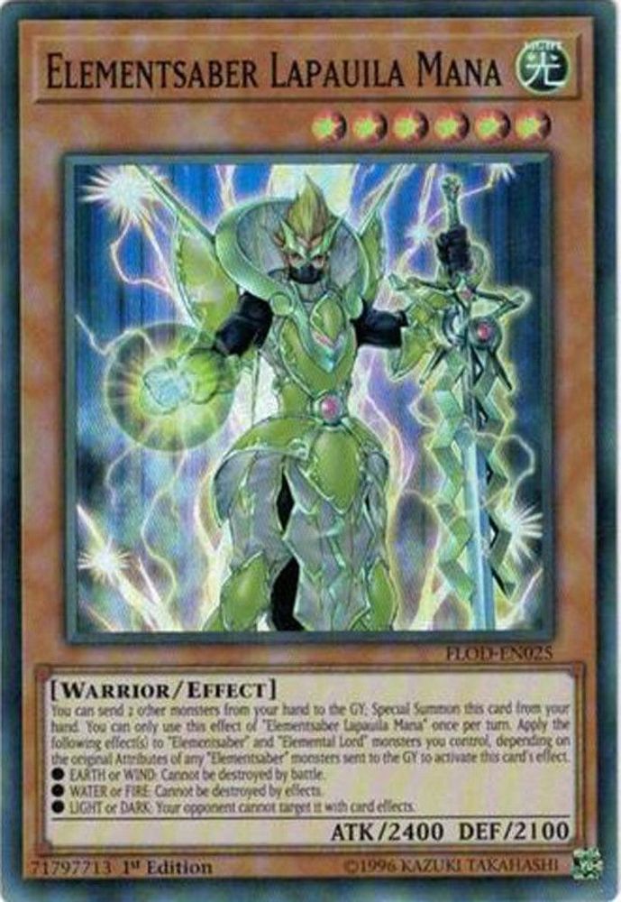 Elementsaber Lapauila Mana (FLOD-EN025) - Super Rare