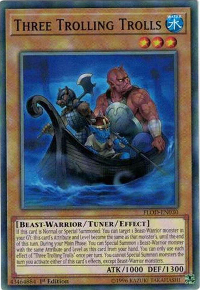 Three Trolling Trolls (FLOD-EN030) - Common