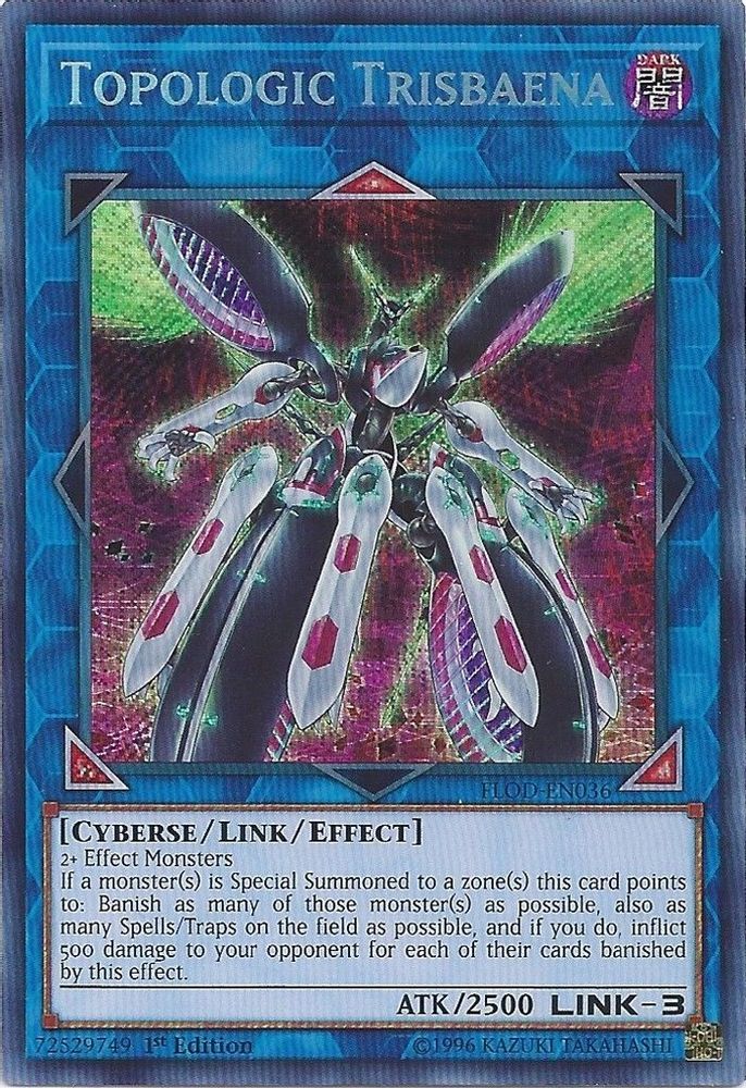 Topologic Trisbaena (FLOD-EN036) - Secret Rare