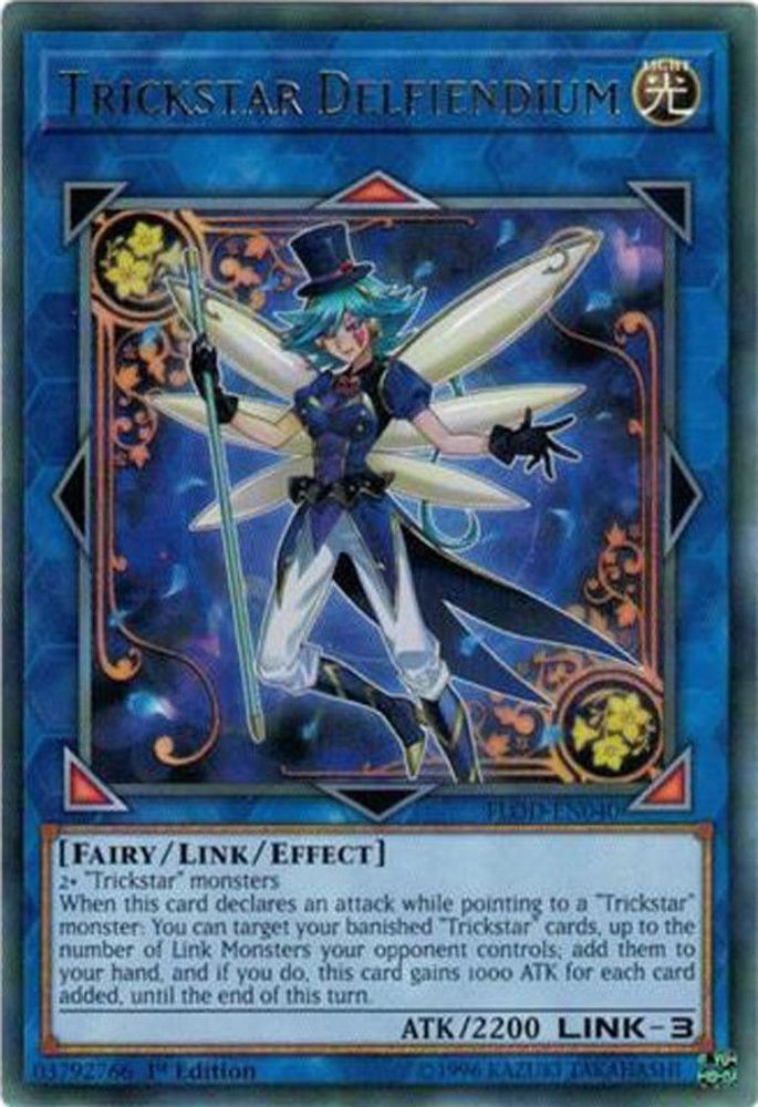 Trickstar Delfiendium (FLOD-EN040) - Rare