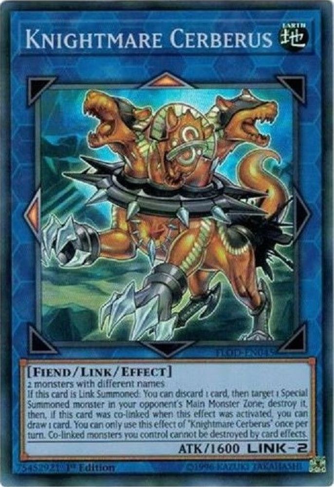 Knightmare Cerberus (FLOD-EN045) - Super Rare
