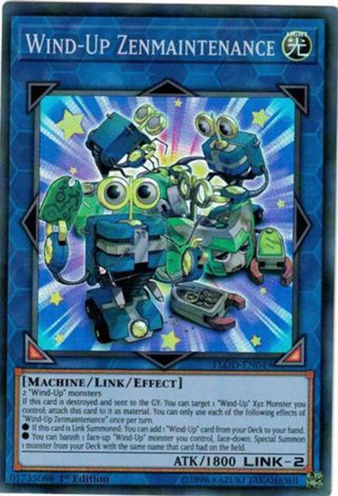 Wind-Up Zenmaintenance (FLOD-EN049) - Super Rare