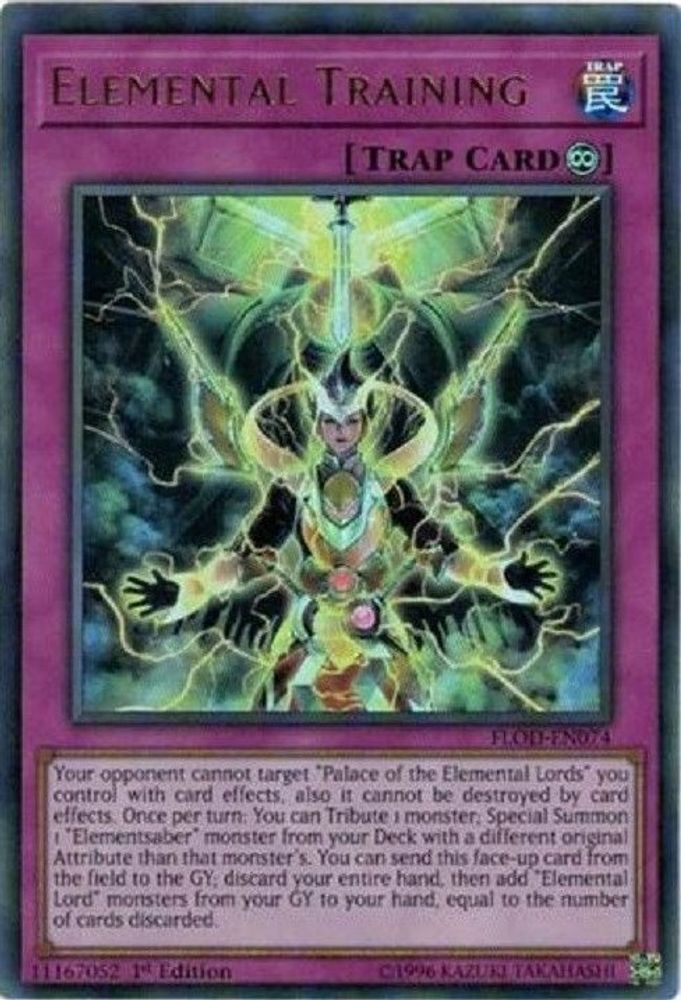 Elemental Training (FLOD-EN074) - Ultra Rare
