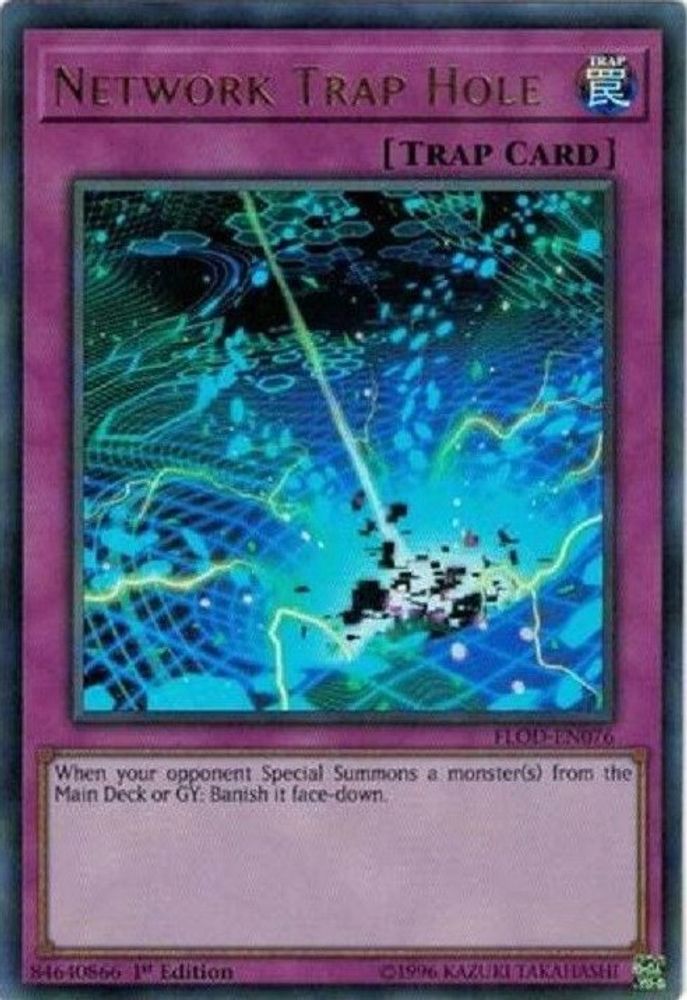 Network Trap Hole (FLOD-EN076) - Ultra Rare