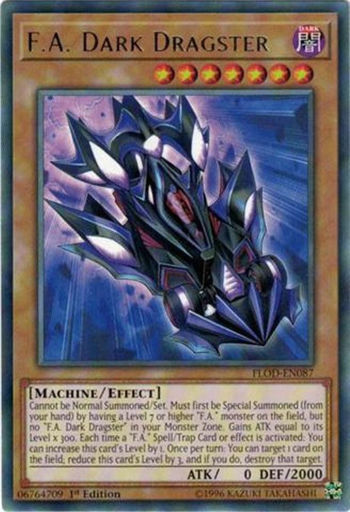 F.A. Dark Dragster (FLOD-EN087) - Rare
