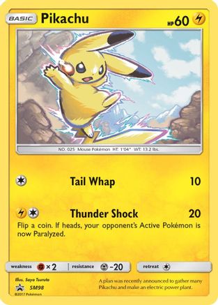 Pikachu SM98  - Holofoil - Promo