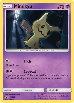 Mimikyu (SM99) [Soleil et Lune : Promos Black Star] 
