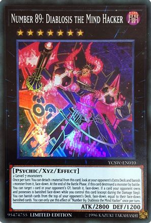 Number 89: Diablosis the Mind Hacker (YCSW-EN010) - Super Rare